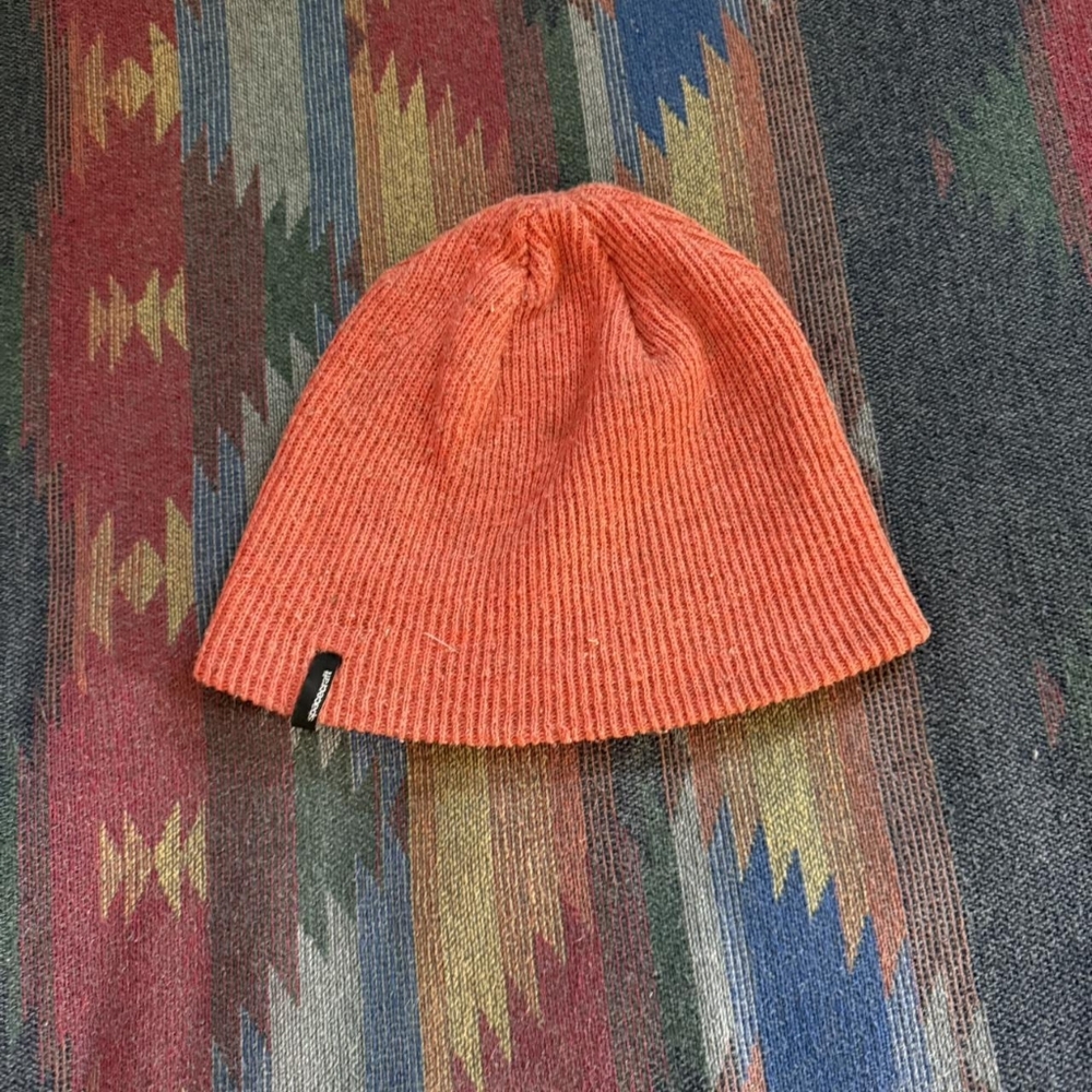 Men's orange beanie